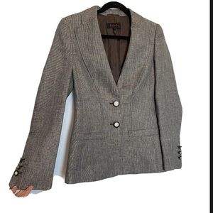 ESCADA Wool linen Blazer Double Breasted size 36